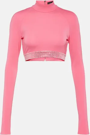 DAVID KOMA Embellished crop top