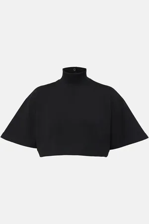 Alaïa Cotton jersey crop top