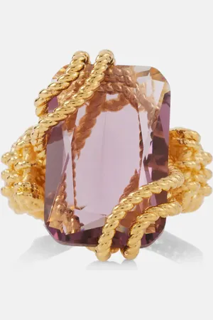 ZIMMERMANN Bloom embellished -plated ring