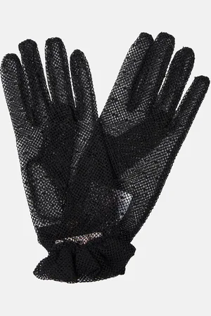 VALENTINO VLogo Signature tulle gloves