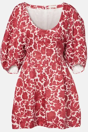 FAITHFULL THE BRAND Raynara floral linen minidress