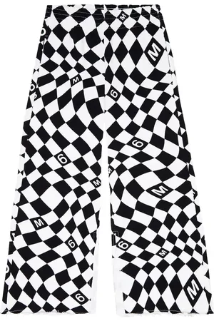 Maison Margiela Printed flared cotton sweatpants