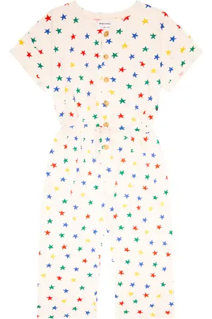 Bobo Choses Star-print cotton jumpsuit