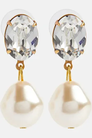 Jennifer Behr Tunis embellished drop earrings