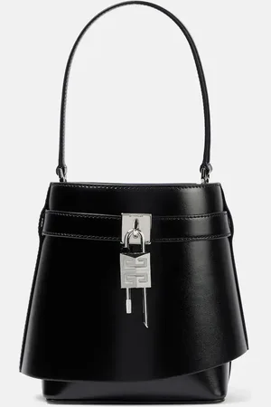 Givenchy Shark Lock leather bucket bag