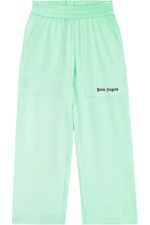 Palm Angels Logo striped sweatpants