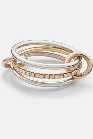SPINELLI KILCOLLIN Sonny MX 18kt white, yellow and rose diamond ring