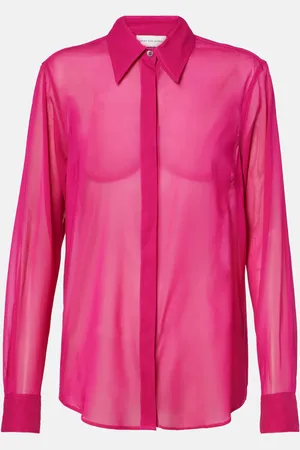 DRIES VAN NOTEN Silk-blend shirt