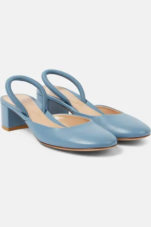Gianvito Rossi Tivoli leather mules