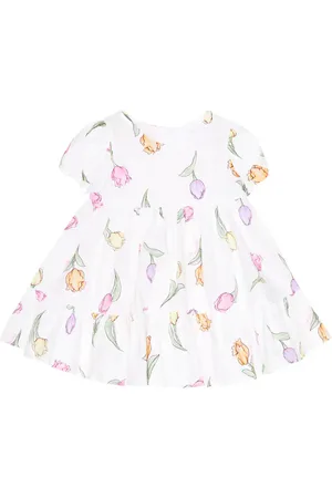 MONNALISA Baby floral cotton dress