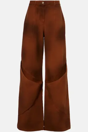The Attico Oversized wide-leg jeans