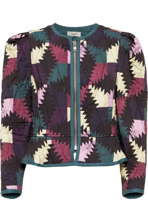 Marant Etoile Hafileal printed cotton jacket