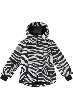Molo Pearson zebra-print ski jacket