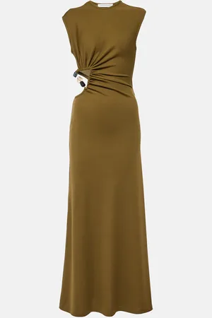 CHRISTOPHER ESBER Embellished cutout maxi dress