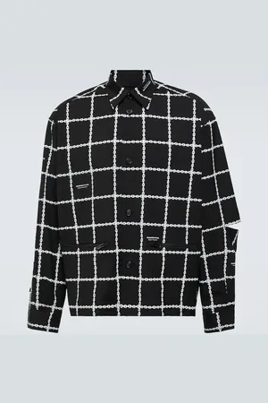 UNDERCOVER Printed wool-blend jacket