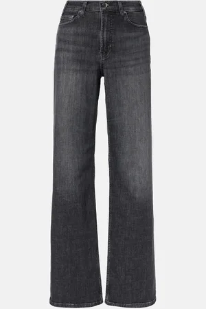 AG Jeans New Baggy high-rise wide-leg jeans