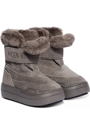 Moon Boot Junior Park suede snow boots
