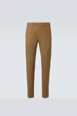 Loro Piana Carlo cotton-blend satin chinos
