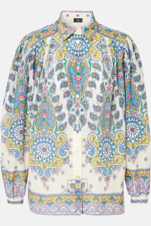 Etro Paisley cotton and silk shirt