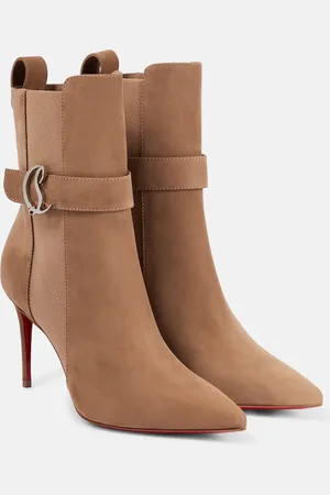 Christian Louboutin CL Chelsea Booty suede ankle boots
