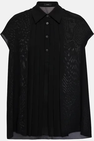 Joseph Antin pleated blouse