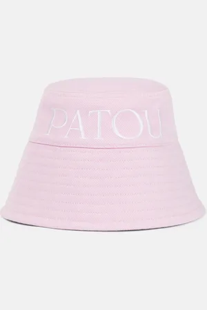 Patou Logo cotton drill bucket hat