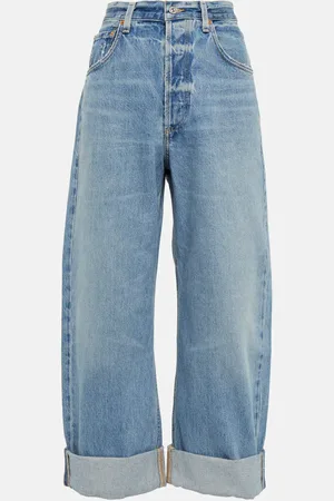 Citizens of Humanity Ayla mid-rise cropped wide-leg jeans