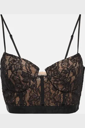 Simkhai Shirley lace bustier crop top