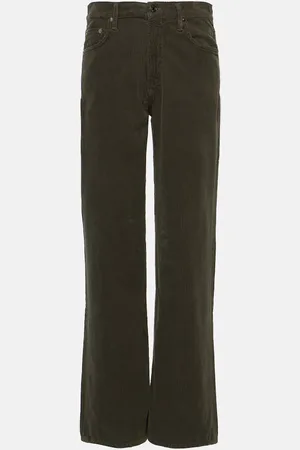 AGOLDE Harper mid-rise corduroy straight jeans