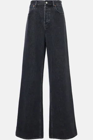 Gucci High-rise wide-leg jeans