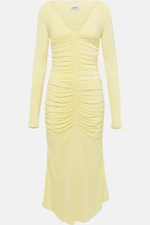 Isabel Marant Laly gathered jersey midi dress
