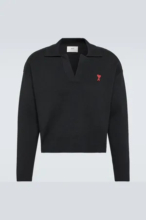 Ami Ami De CÅur cotton-blend polo sweater