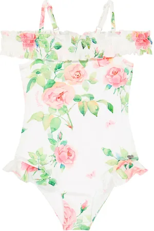 MONNALISA Floral swimsuit