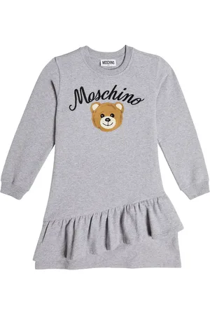 Moschino Teddy Bear cotton-blend sweatshirt dress