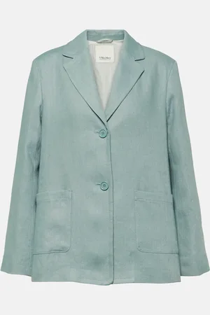 Max Mara Socrates single-breasted linen blazer
