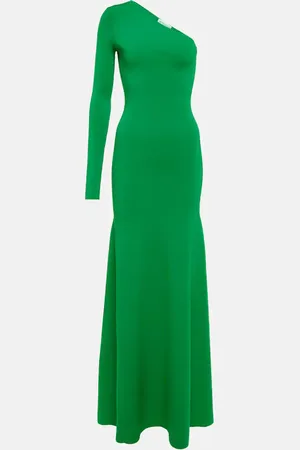 Victoria Beckham Knitted one-shoulder maxi dress