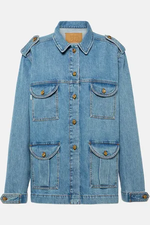 Blazé Milano Sahariana oversized denim jacket