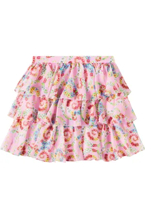 VERSACE Floral skirt