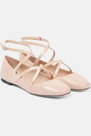 Jimmy Choo Astoria leather ballet flats