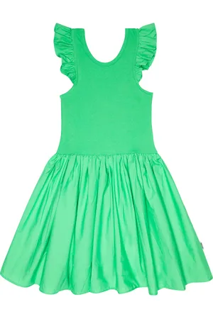 Molo Cloudia ruffle-detail cotton dress