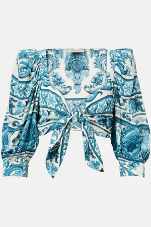 Adriana Degreas Printed crop top