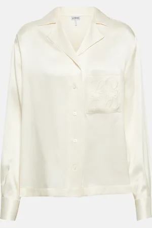 Loewe Anagram silk shirt