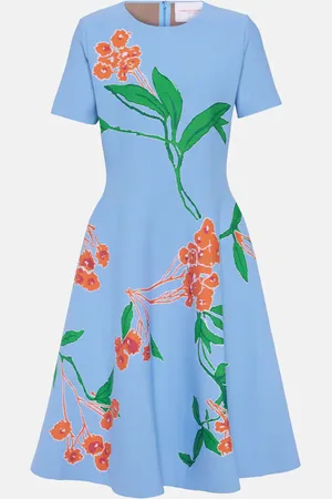 Carolina Herrera Floral midi dress