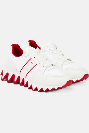 Christian Louboutin Nastroshark Donna leather and canvas sneakers