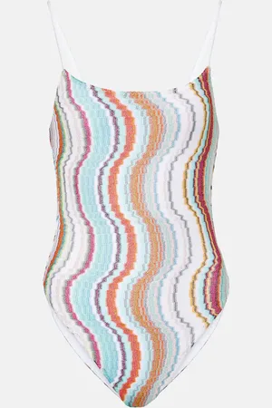 Missoni Wave lamÃ© swimsuit