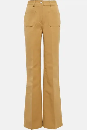 Loro Piana Danbeth wide-leg cotton and linen pants