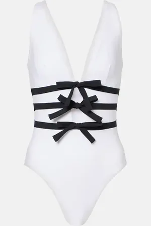 Karla Colletto Lenora ribbon swimsuit