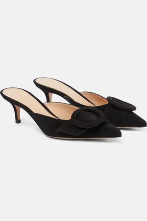 Gianvito Rossi Portofino 55 suede mules