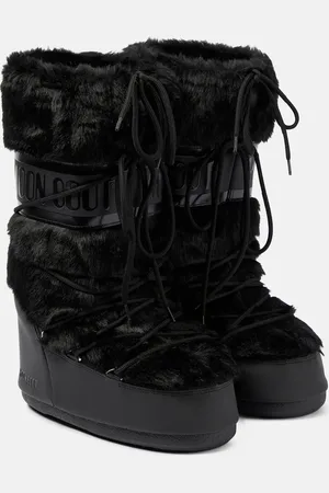 Moon Boot Icon faux fur-trimmed snow boots