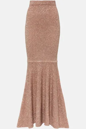 Altuzarra Kasou metallic knit maxi skirt